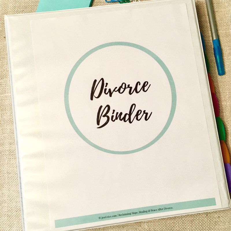 Divorced Mom's Survival Binder Bundle | By Jen Grice