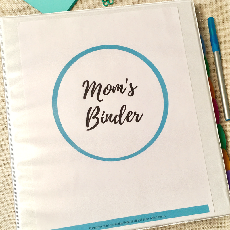 Divorced Mom's Survival Binder Bundle | By Jen Grice
