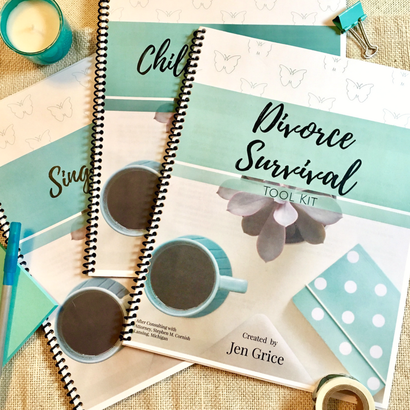 Complete Divorced Mom's Digital Tool Kit (Printable Bundle) | By Jen Grice