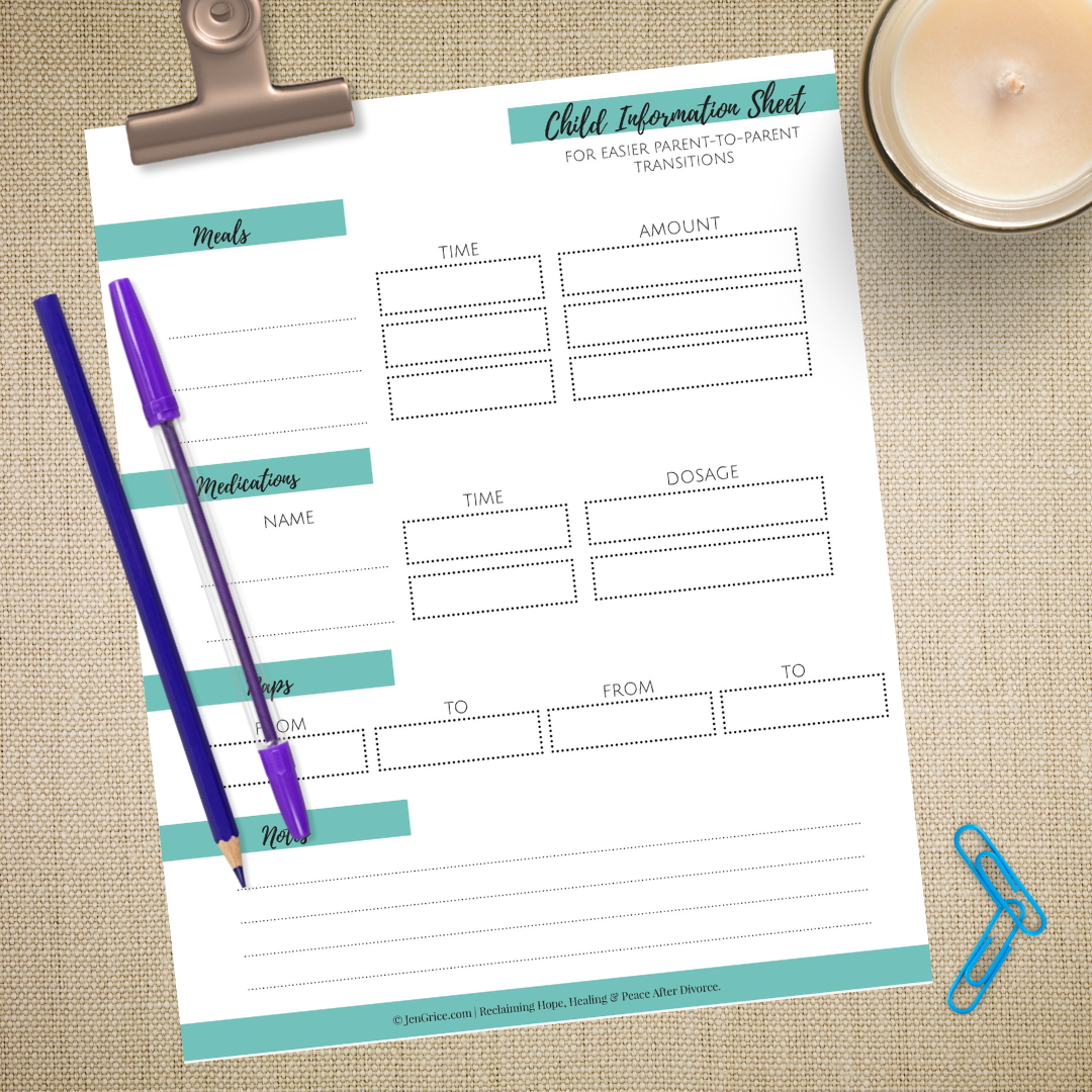 Child Custody Toolkit Surviving Thriving After Divorce Jen Grice